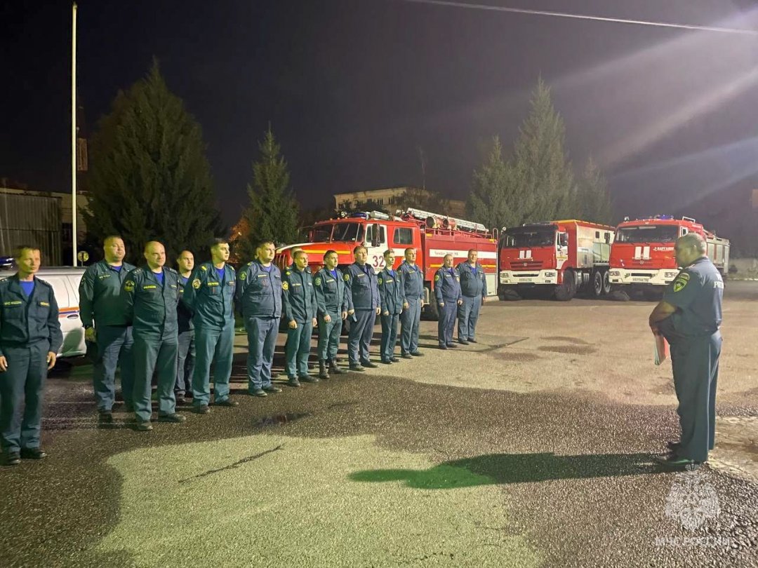 Аэромобильная группировка Главного управления направлена на тушение природного пожара в ЛНР