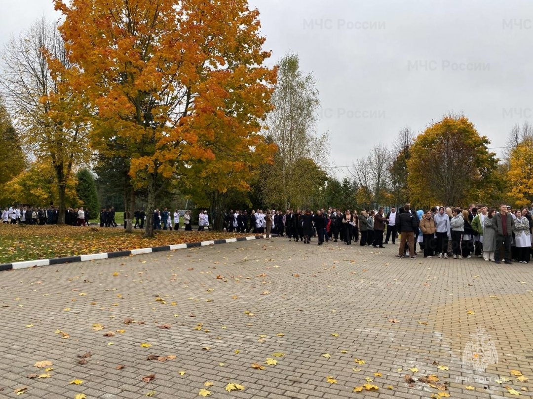 Тренировка  по эвакуации персонала и обучающихся прошла в Клину